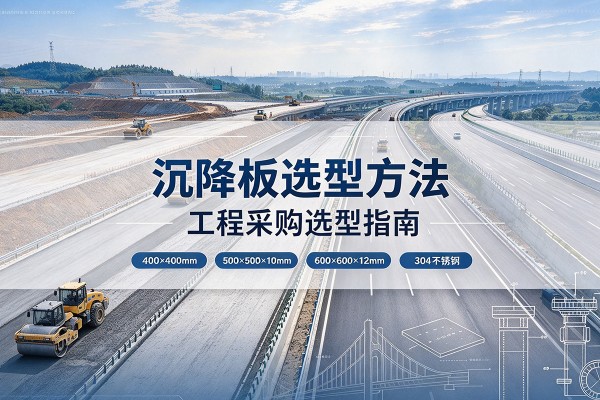 北屯沉降板选择方法