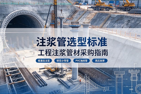 北屯注浆管选型标准