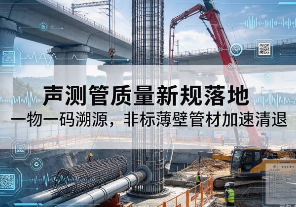 北屯声测管质量新规落地，一物一码溯源，非标薄壁管材加速清退